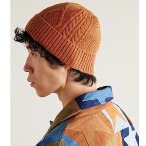 RRL – Aran-Knit Recycled-Cashmere Beanie 185.00